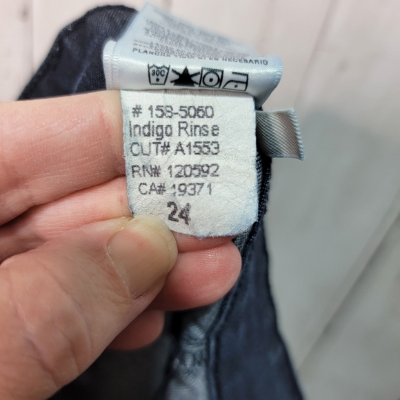 Rich & Skinny Women's Skinny Jeans Indigo Rinse Dark Wash Size 24. - Picture 7 of 7